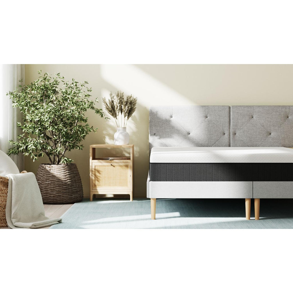 EMMA Matelas Hybride Ressorts et Mousse 160x200 cm mi-ferme Original Lite