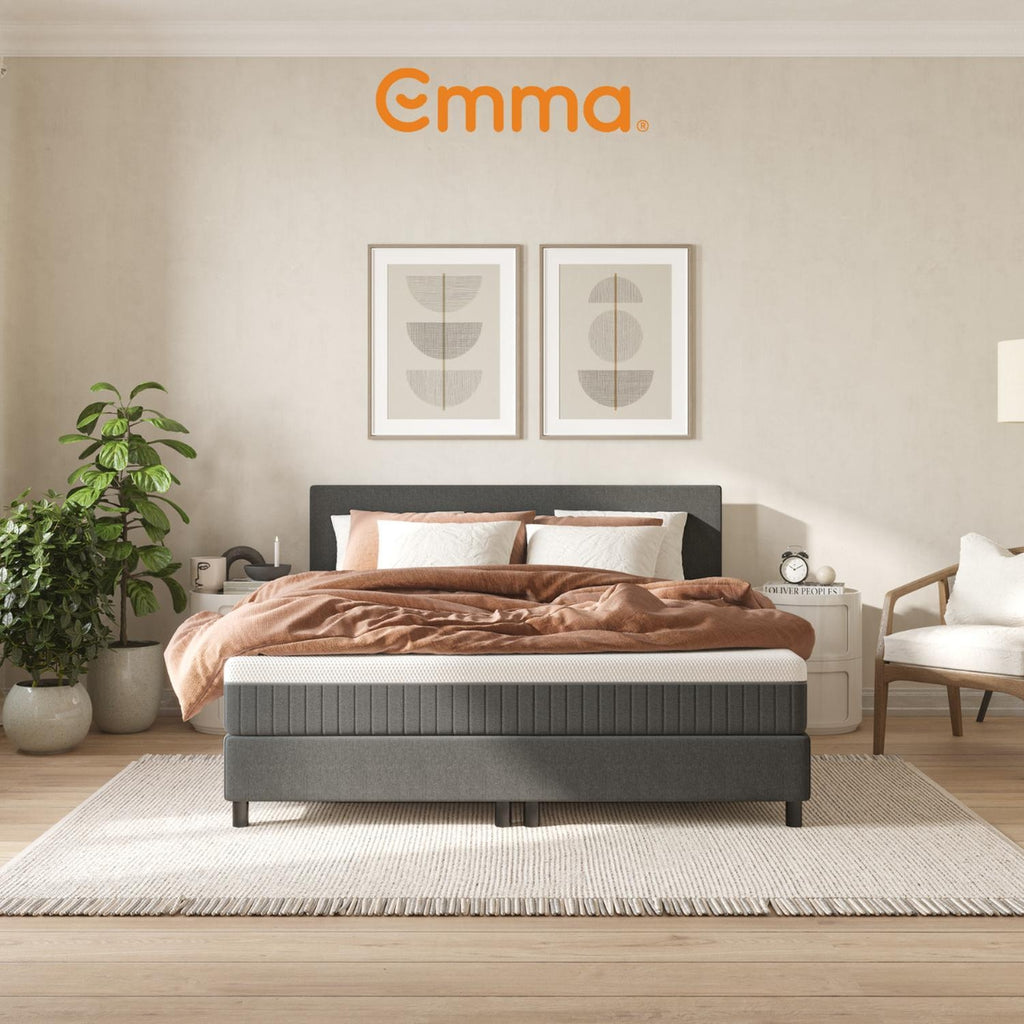 EMMA Matelas Hybride Ressorts et Mousse 140x190cm mi-ferme Original Lite