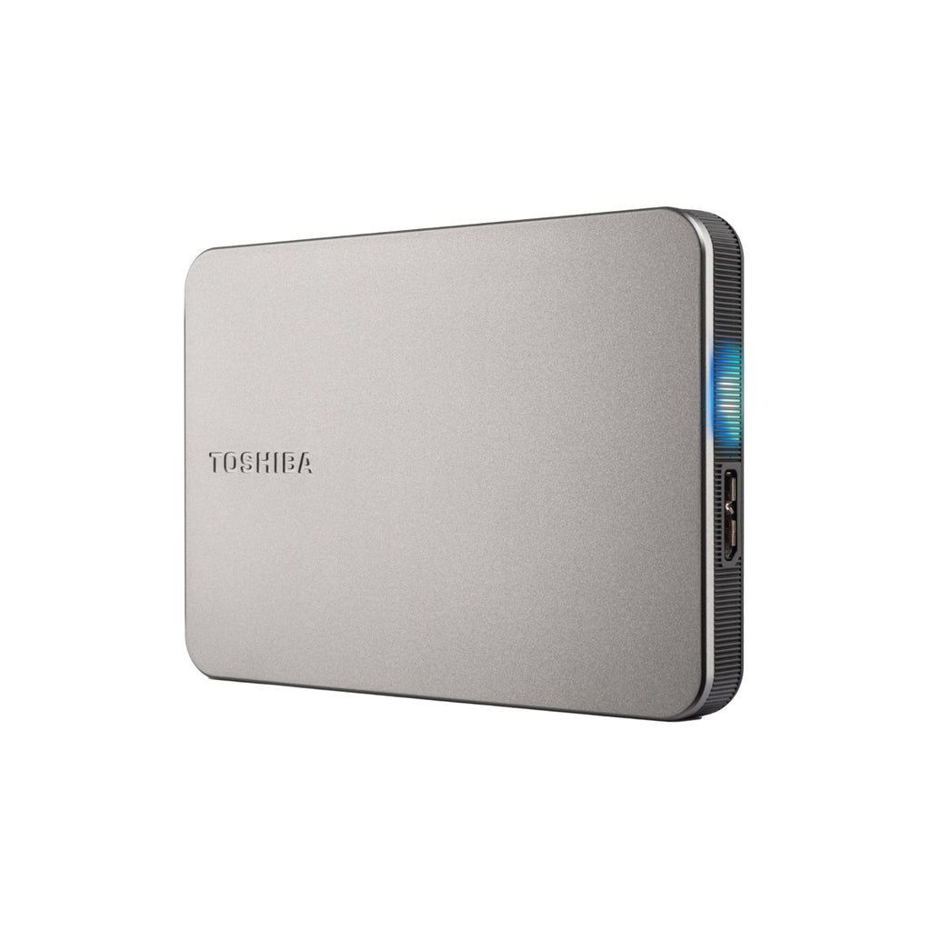Toshiba Disque dur 2 To Argent USB-C USB-A