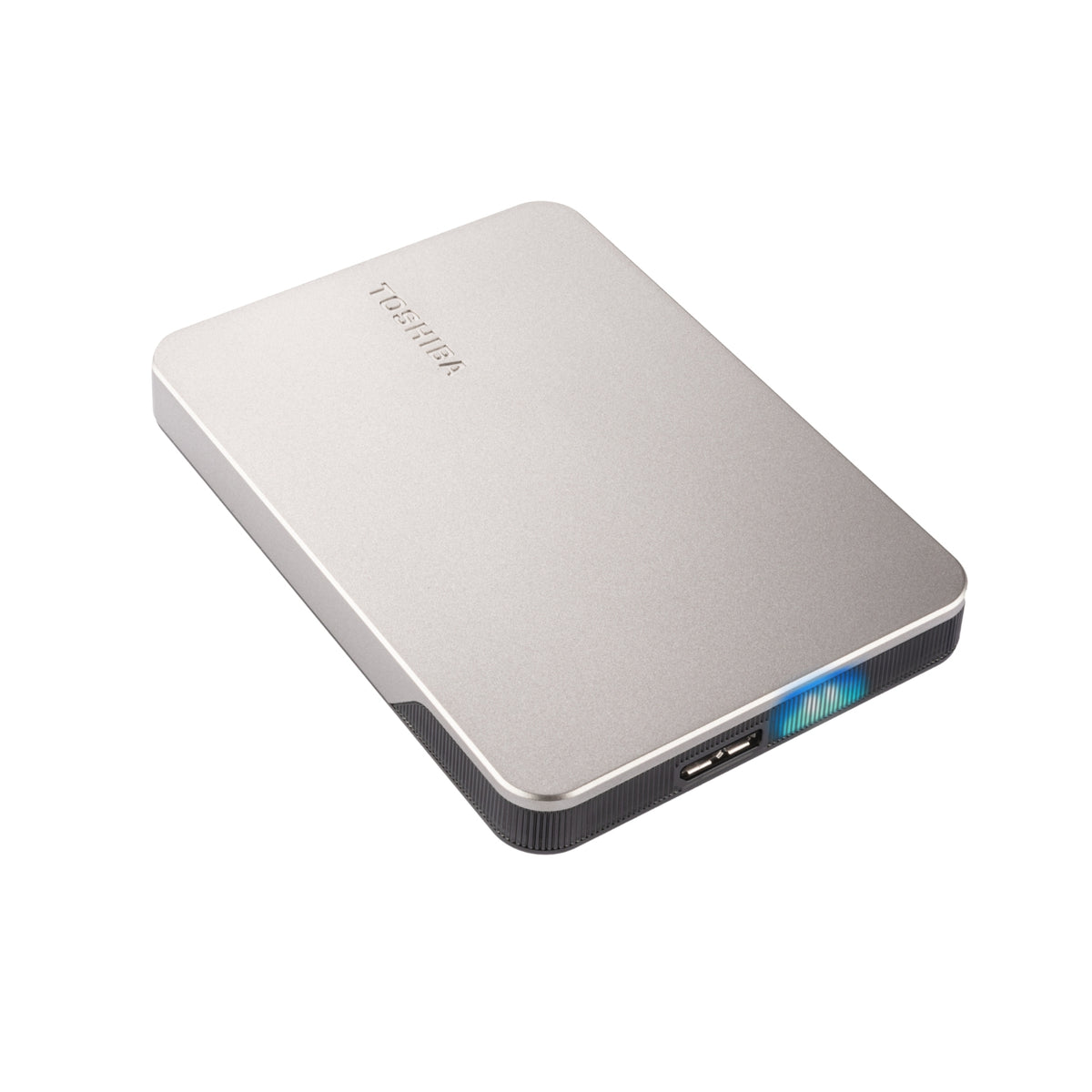 Toshiba Disque dur 2 To Argent USB-C USB-A