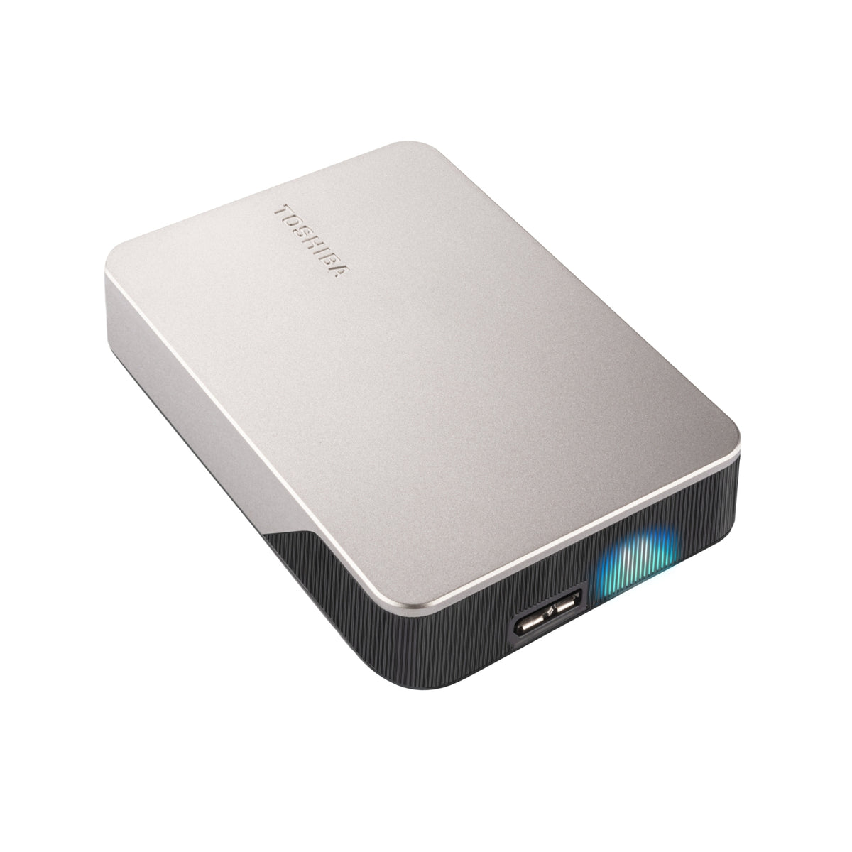 Toshiba Disque dur 4 To Argent USB-C USB-A