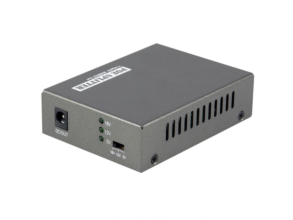 LevelOne POS-3000 Séparateur Voix-Données Ethernet PoE, Noir