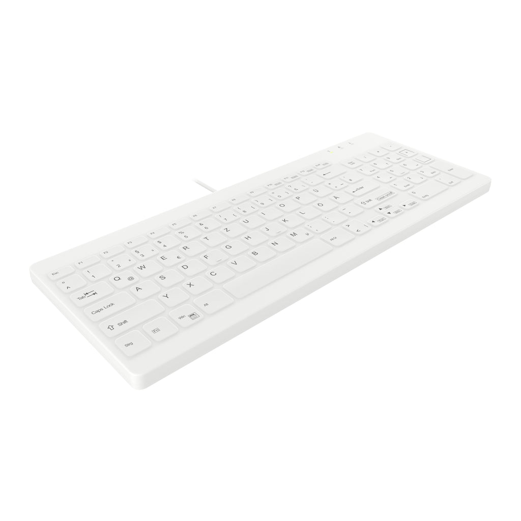 Contour Design Active Key AK-C7012 clavier Médical USB Allemand Blanc