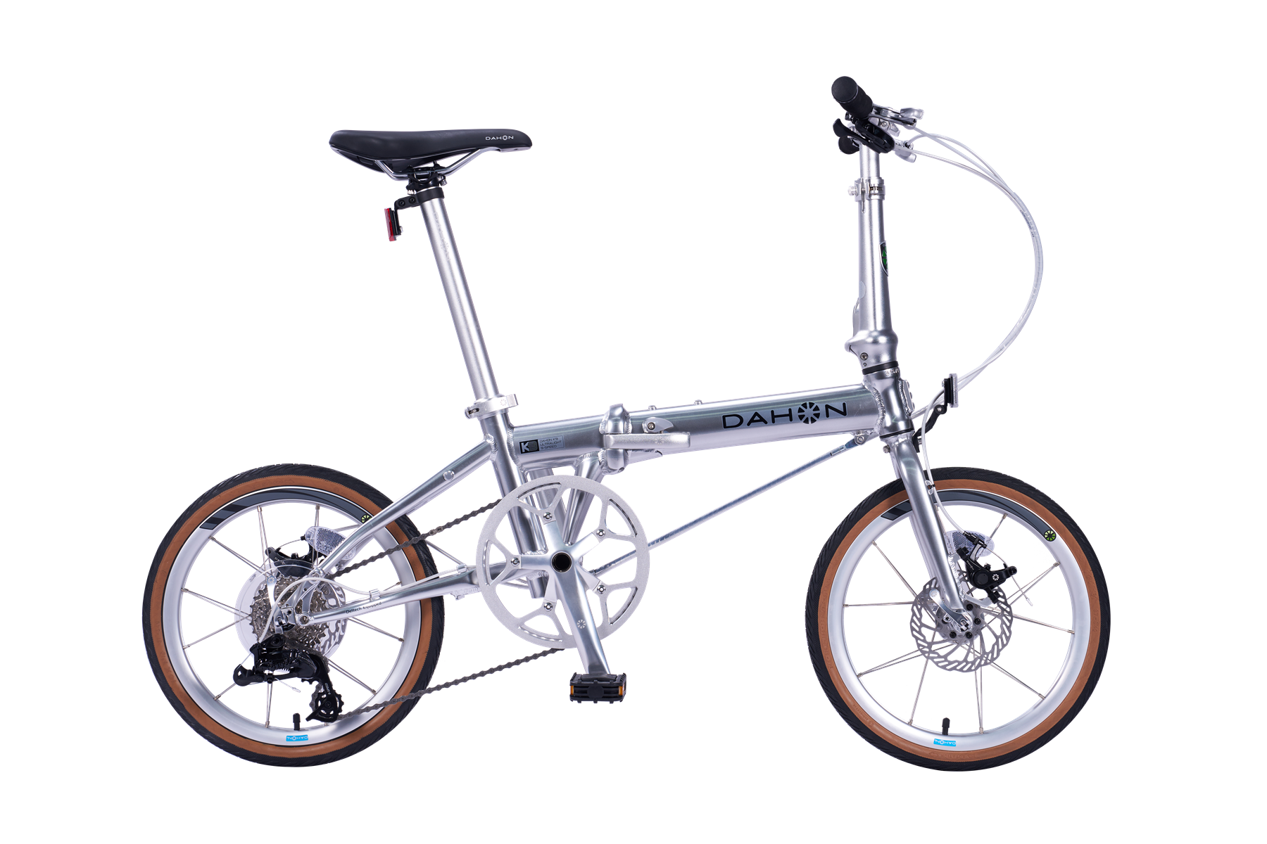 DAHON Vélo pliant K9 Argent vif pneu 16 po (349)