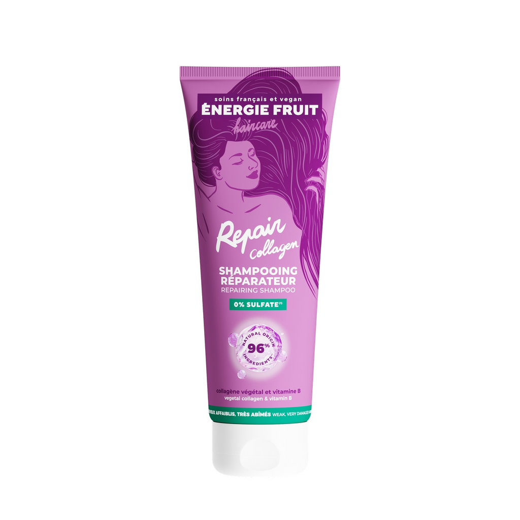 Énergie Fruit Shampoing réparateur au collagène cheveux abîmés - 250 ml