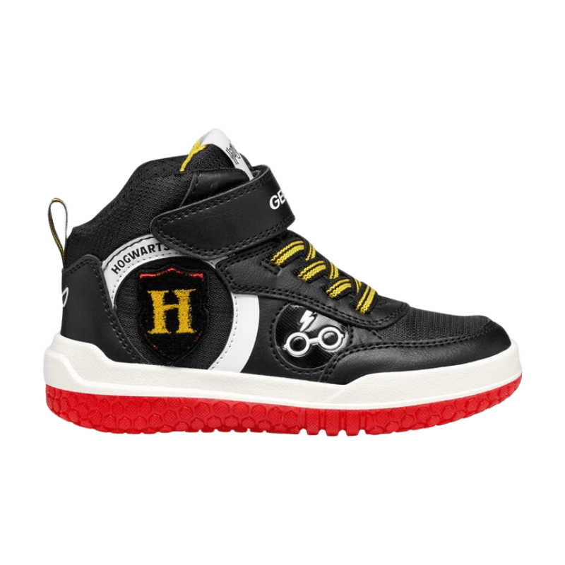 GEOX Buzzerlight Junior Sneaker Garçon Noir/Rouge (Harry Potter)
