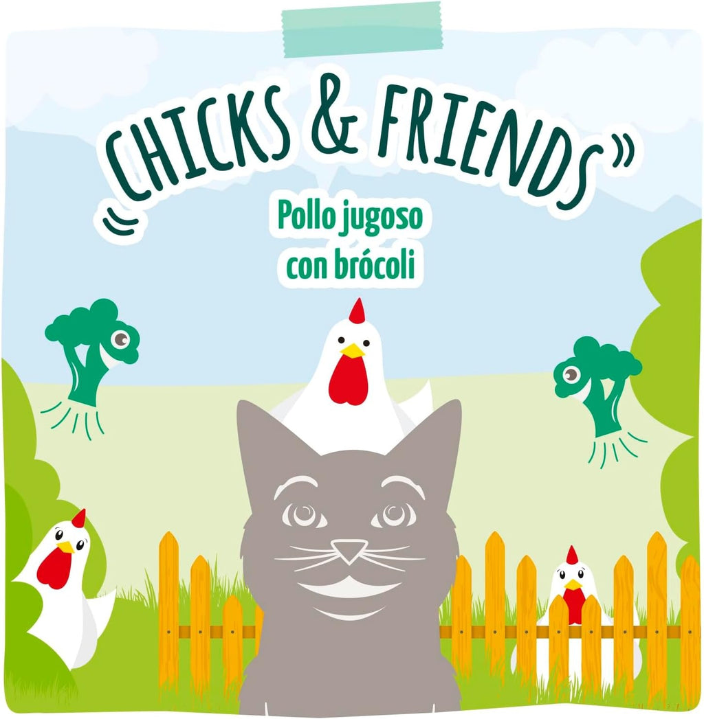 [Peut être servi frais pour l'été] MjAMjAM Quetschie Nourriture humide pour chat au poulet - 300 g x 6