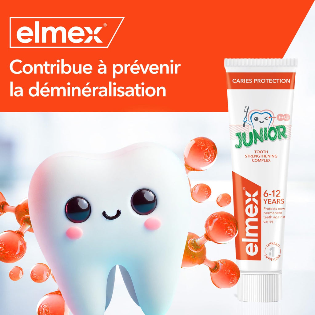 Elmex - Dentifrice 6-12 ans - Anti-caries - 75ml