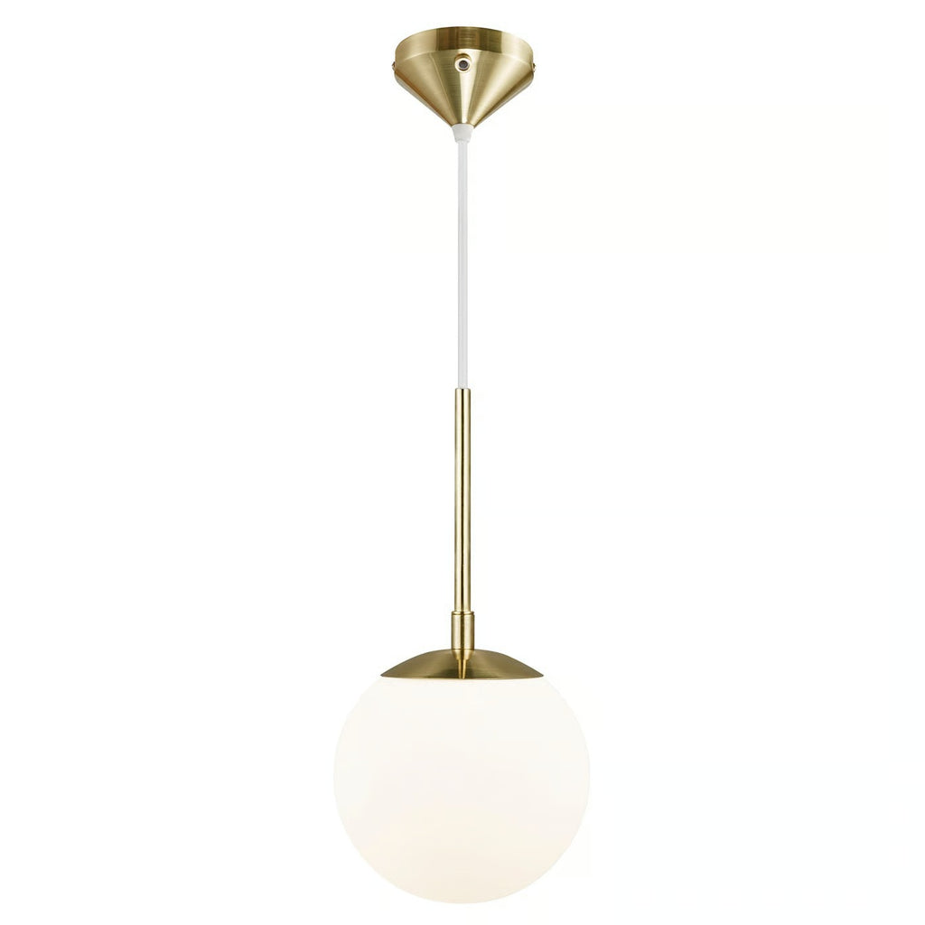 Suspension GRANT 15 verre et métal laiton IP20 E14 - Nordlux, Intérieur