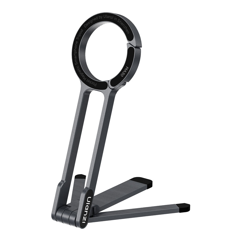 Ulanzi MA30 trépied magnétique pour smartphone, compatible avec iPhone 12/13/14/15/16/17, compatible fixation magnétique MagSafe, perche à selfie mini 3 en 1
