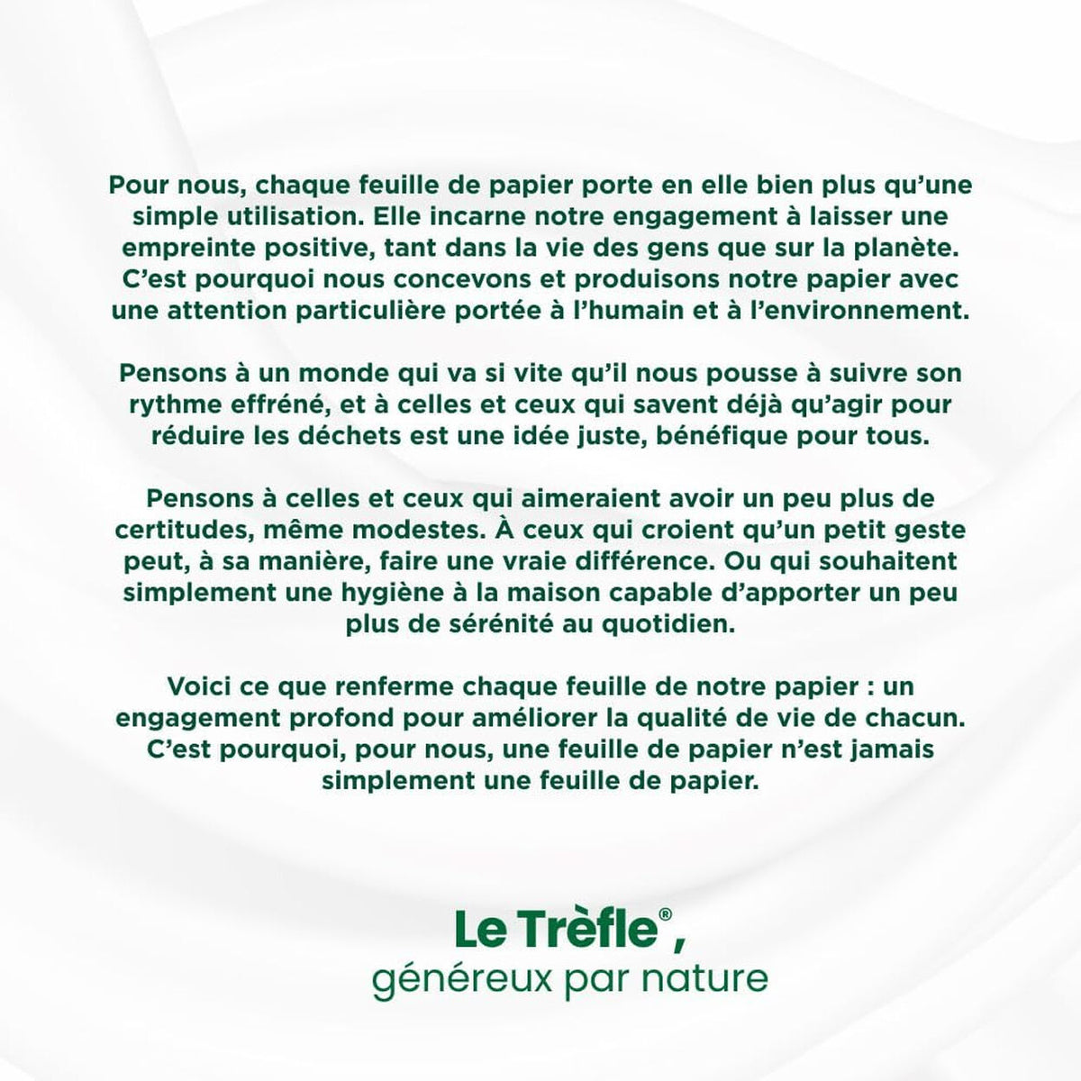 LE TRÈFLE Papier Toilette Mélange de Fibres de Bambou, 16 Rouleaux (Équivalent à 32 Rouleaux Standard) (4 Paquets de 4)
