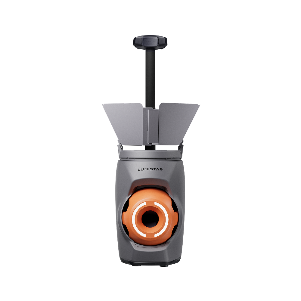 Lumistar Tero AI Machine à balles de tennis intelligente Orange Outil d'entraînement personnel professionnel Vitesse de balle plus élevée Expérience plus stable
