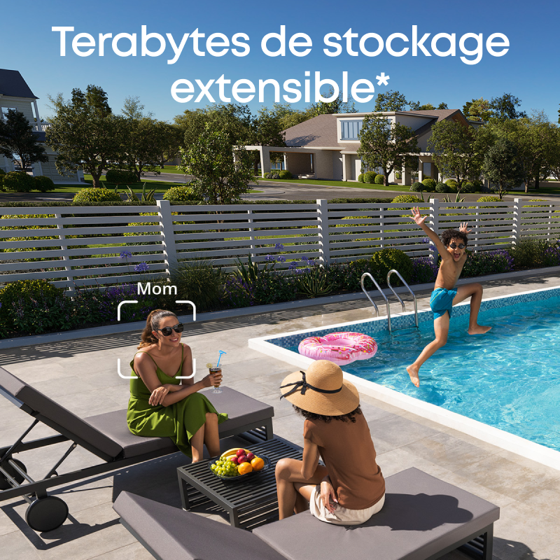eufy Security S330 eufyCam 3 Kit de caméra de sécurité extérieure sans fil, caméra 4K avec panneau solaire intégré, Forever Power, reconnaissance faciale AI, stockage local extensible jusqu'à 16 To