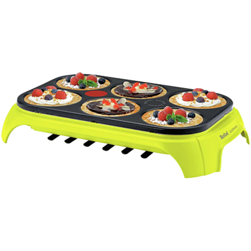 Tefal PY559312 - Crêpière 1000 W 6x12 cm ColorMania