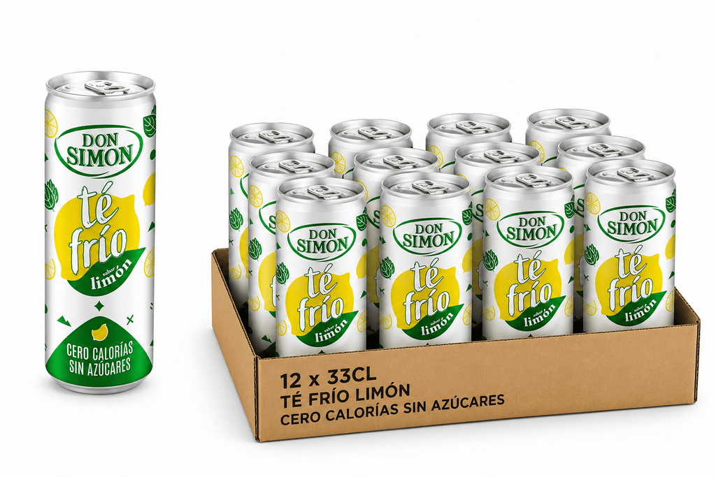 DON SIMON Thé Citron Pack de 12 x 33cl