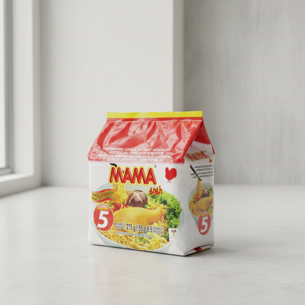 MAMA Nouilles instantanées saveur poulet - 5 x 55 g