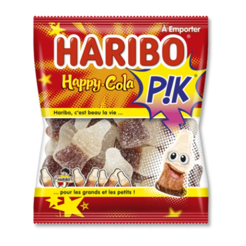 Haribo Happy‑Cola Pik Bonbons Gélifiés Cola Acides, 120 g