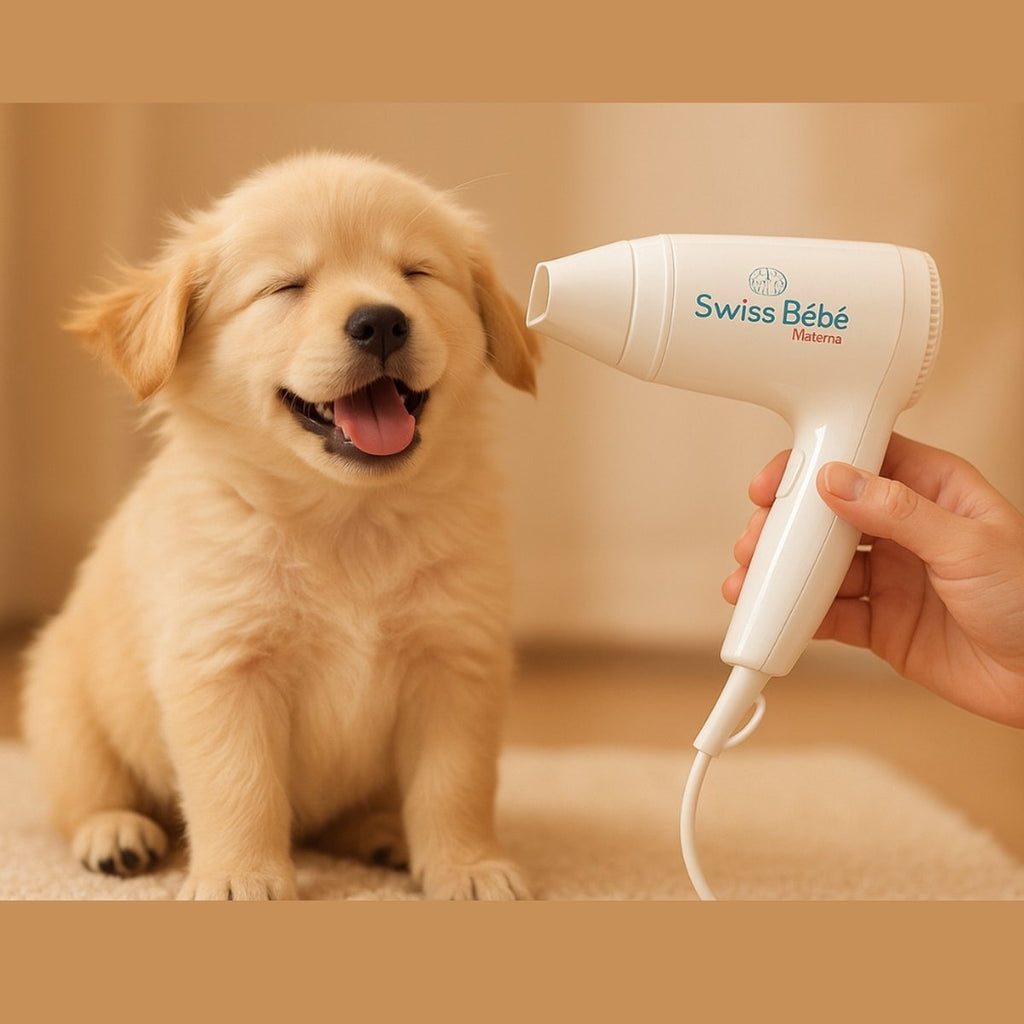 Valera Sèche-cheveux pour bébé, Fabriqué en Suisse, 500 W, Silencieux et doux