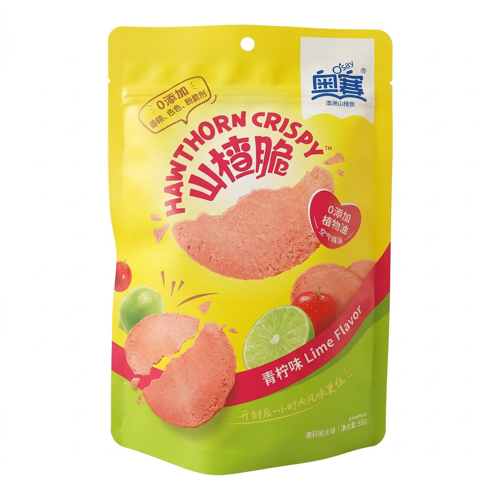 O'SAY Aubépine croustillante saveur citron vert - 55 g