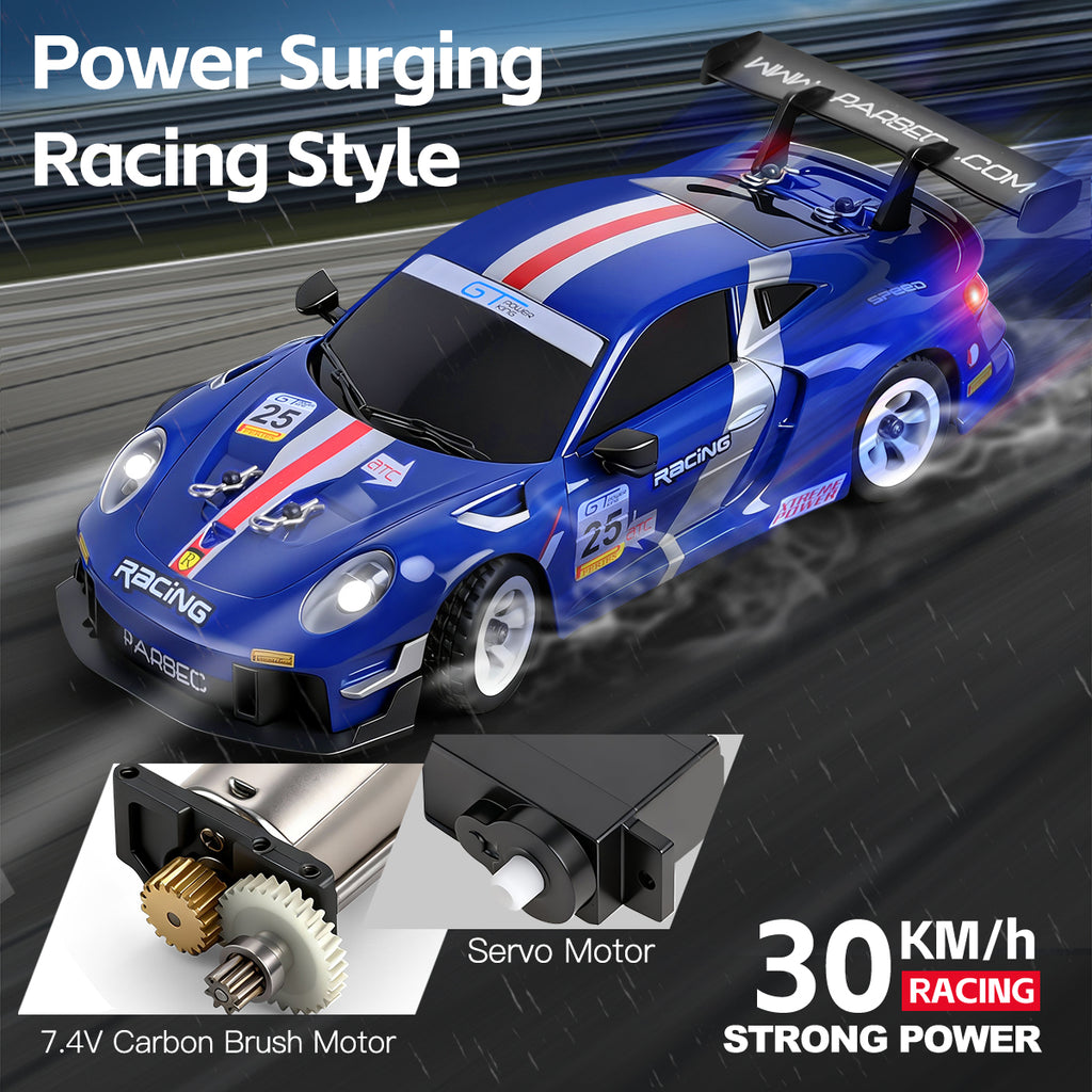 Voiture RC Électrique 1/28 4x4 Rallye