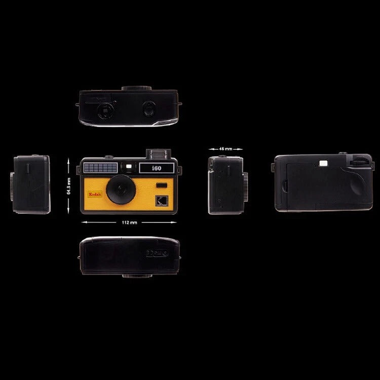 Kodak I60 Appareil photo argentique pellicule 35 mm - Jaune