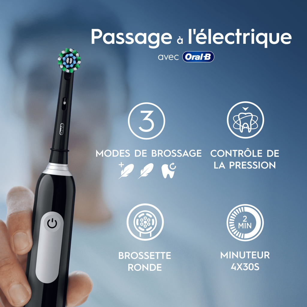 Oral-B Pro Série 1 Brosse à dents électrique noire