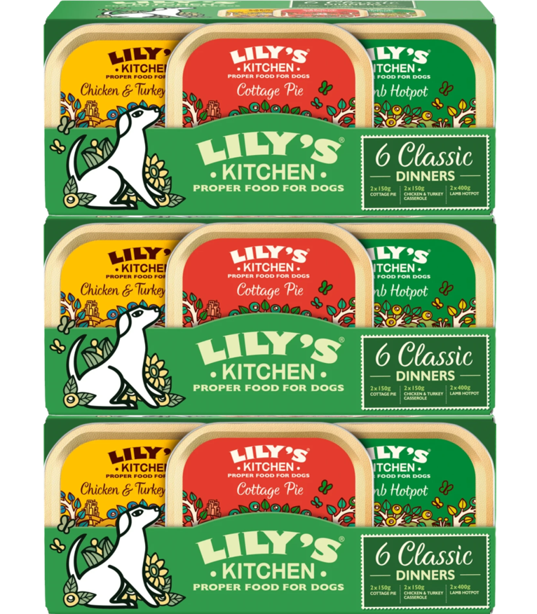 Lily's Kitchen Nourriture Humide Classique pour Chien Adulte 18 x 150 g