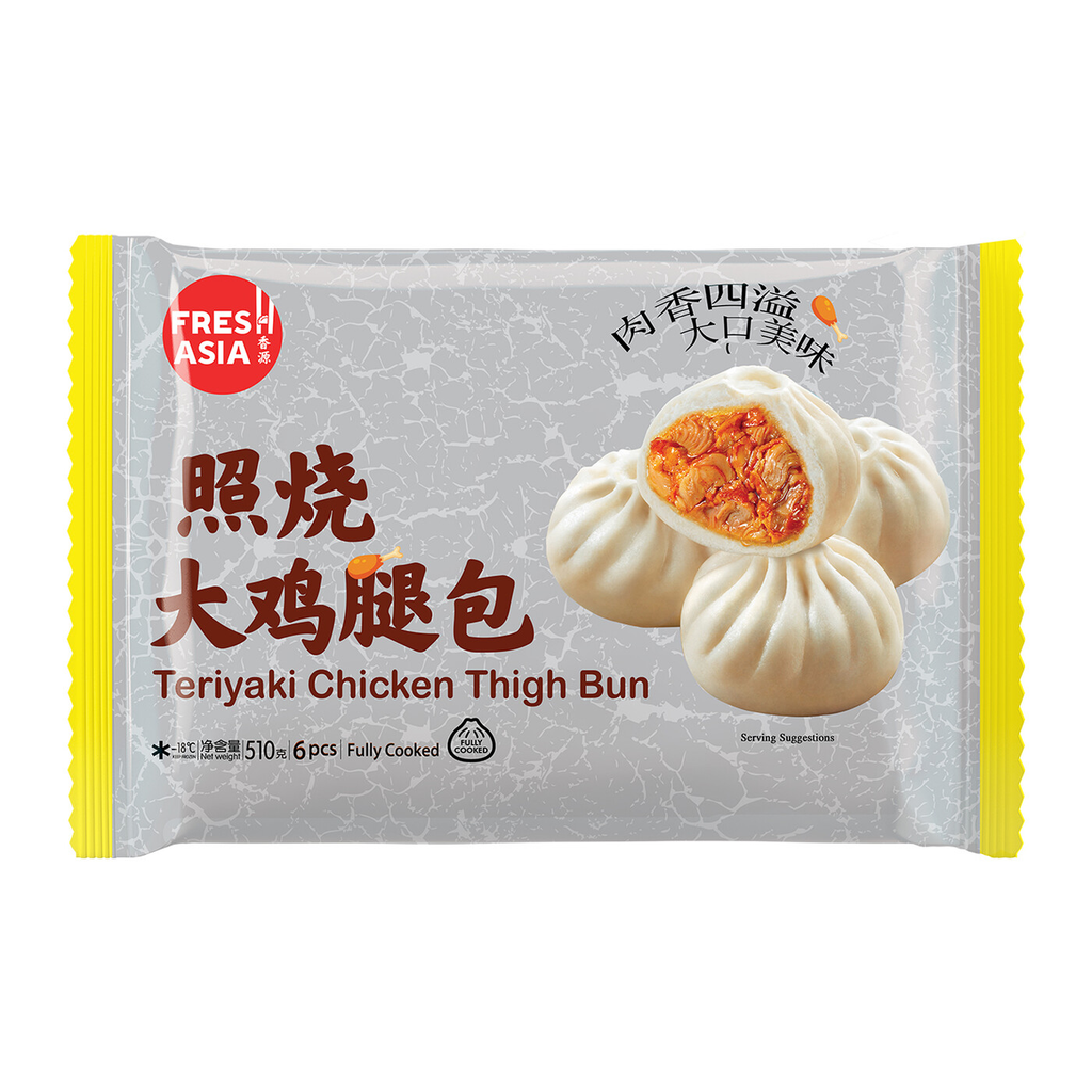 FRESHASIA Pain à la cuisse de poulet teriyaki 510 g
