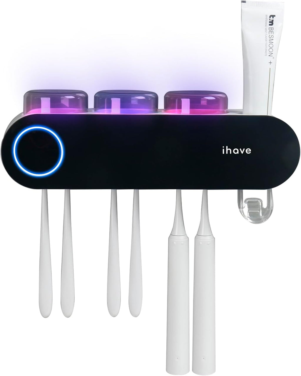 iHave Désinfecteur de brosses à dents F1103 avec porte-brosse à dents