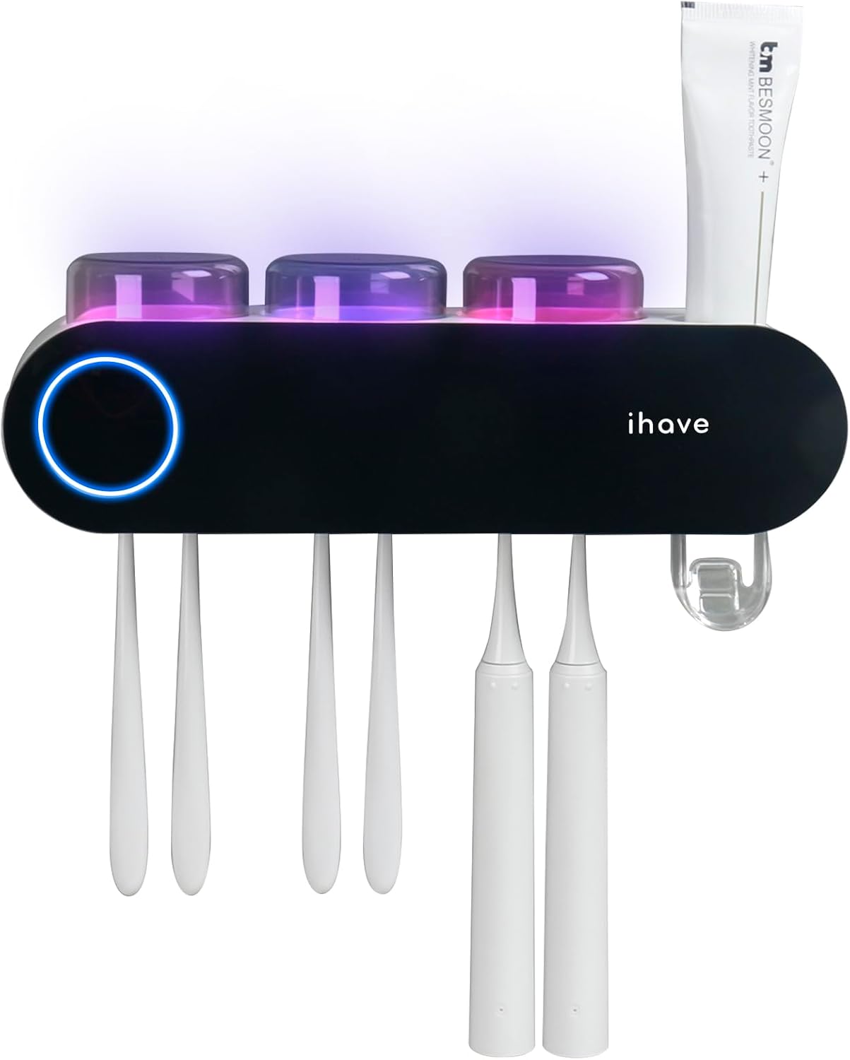 iHave Désinfecteur de brosses à dents F1103 avec porte-brosse à dents