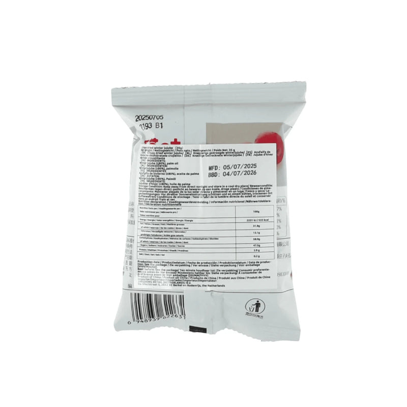 Be&Cheery Dattes d'hiver sucrées et croustillantes 35 g