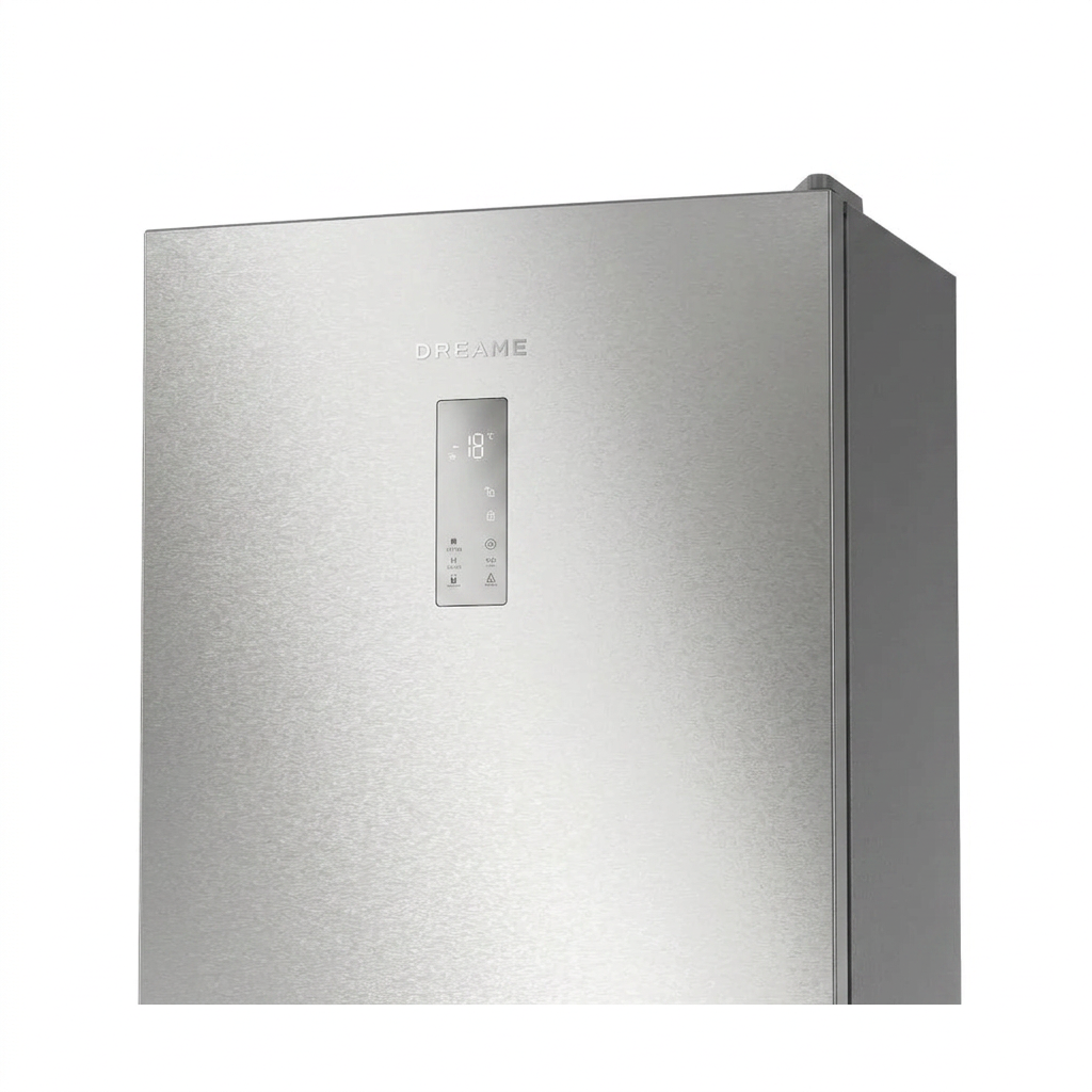 DREAME Réfrigérateur Combiné DRB400WMBDEU 409 L Classe D Gris