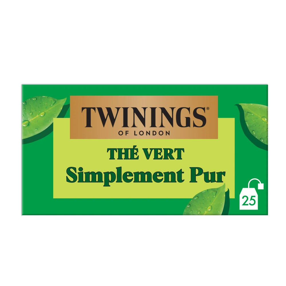 Twinings thé vert pur - 25 sachets 37 g