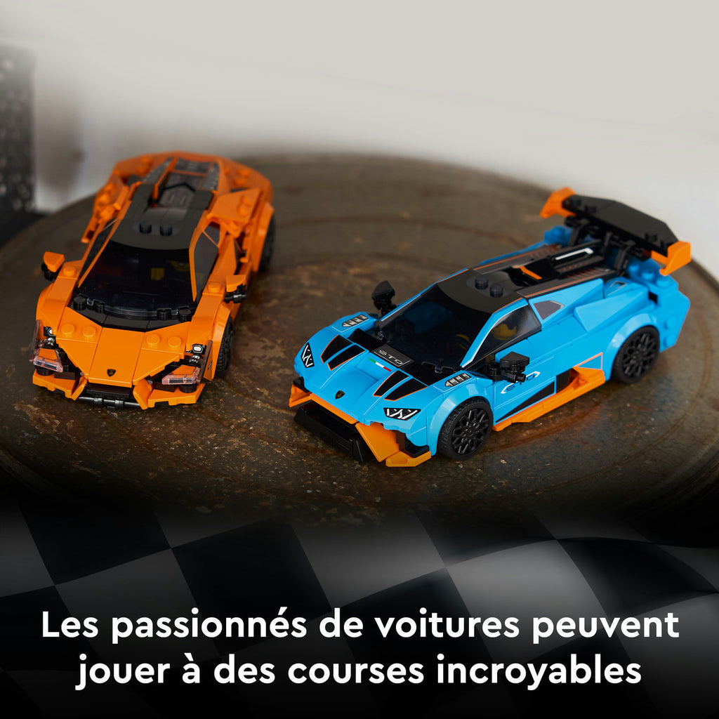 LEGO Speed Champions 77238 Lamborghini Revuelto et Huracán STO