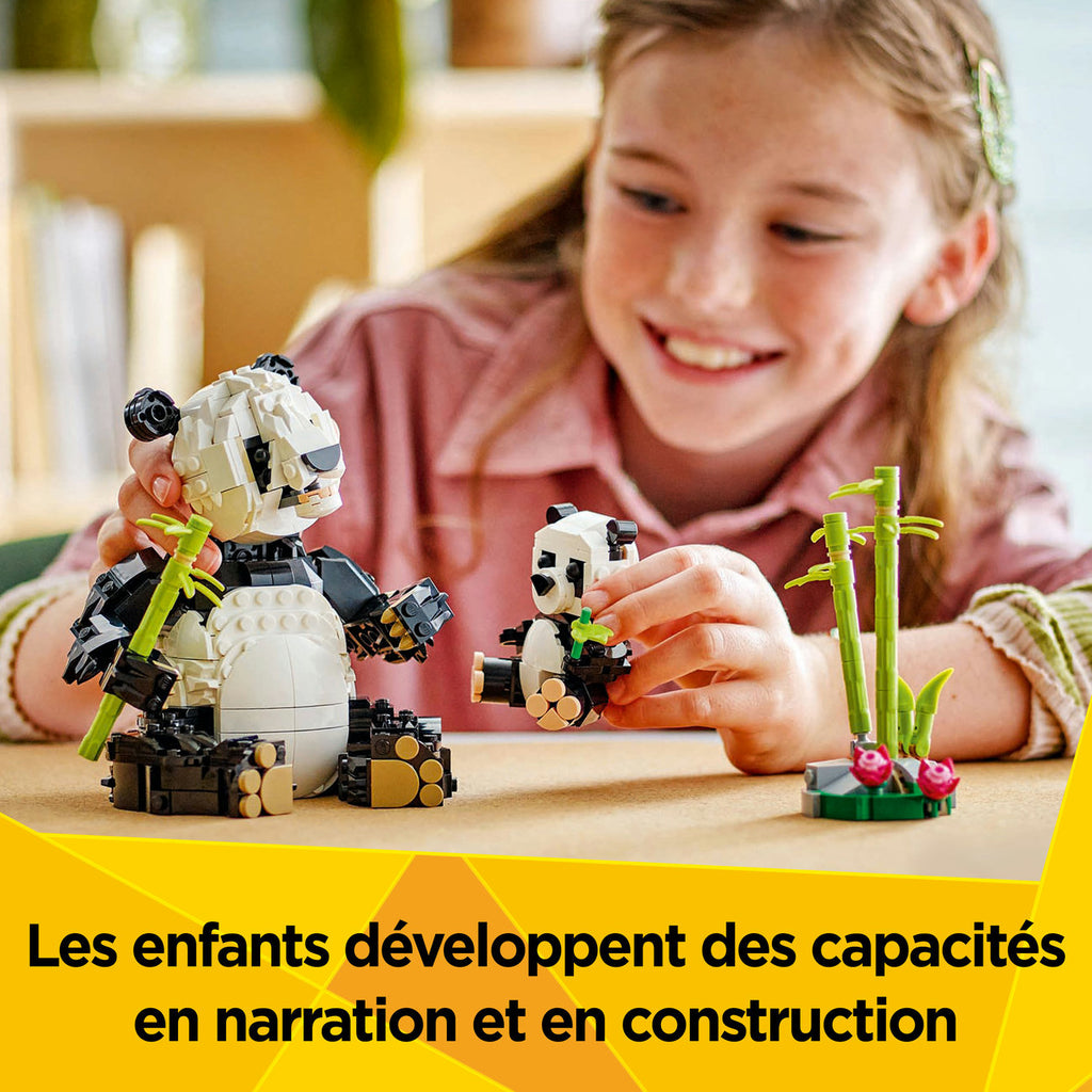 LEGO Creator 31165 Animaux sauvages : la famille de pandas