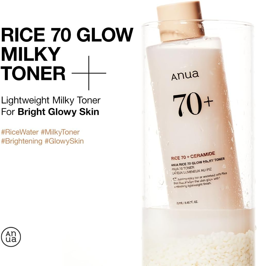 Anua Lotion Tonique Lactée Éclat Riz 70 250 ml