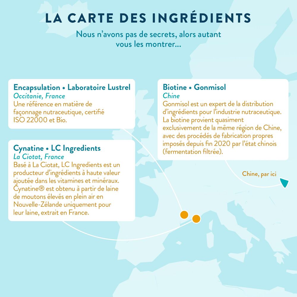Nutri&Co Complexe Cheveux - 60 gélules