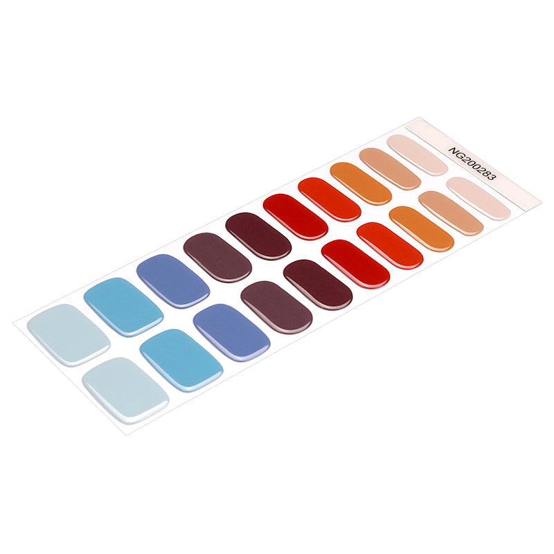 MeoMagic 14-129 Autocollants gels pour ongles - 20 pièces