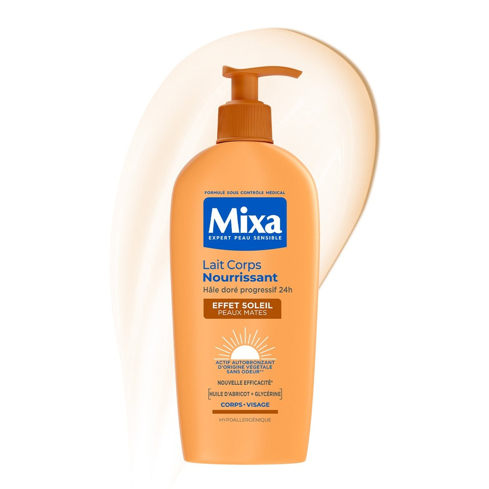 Mixa lait corps effet soleil peaux mates 250ml