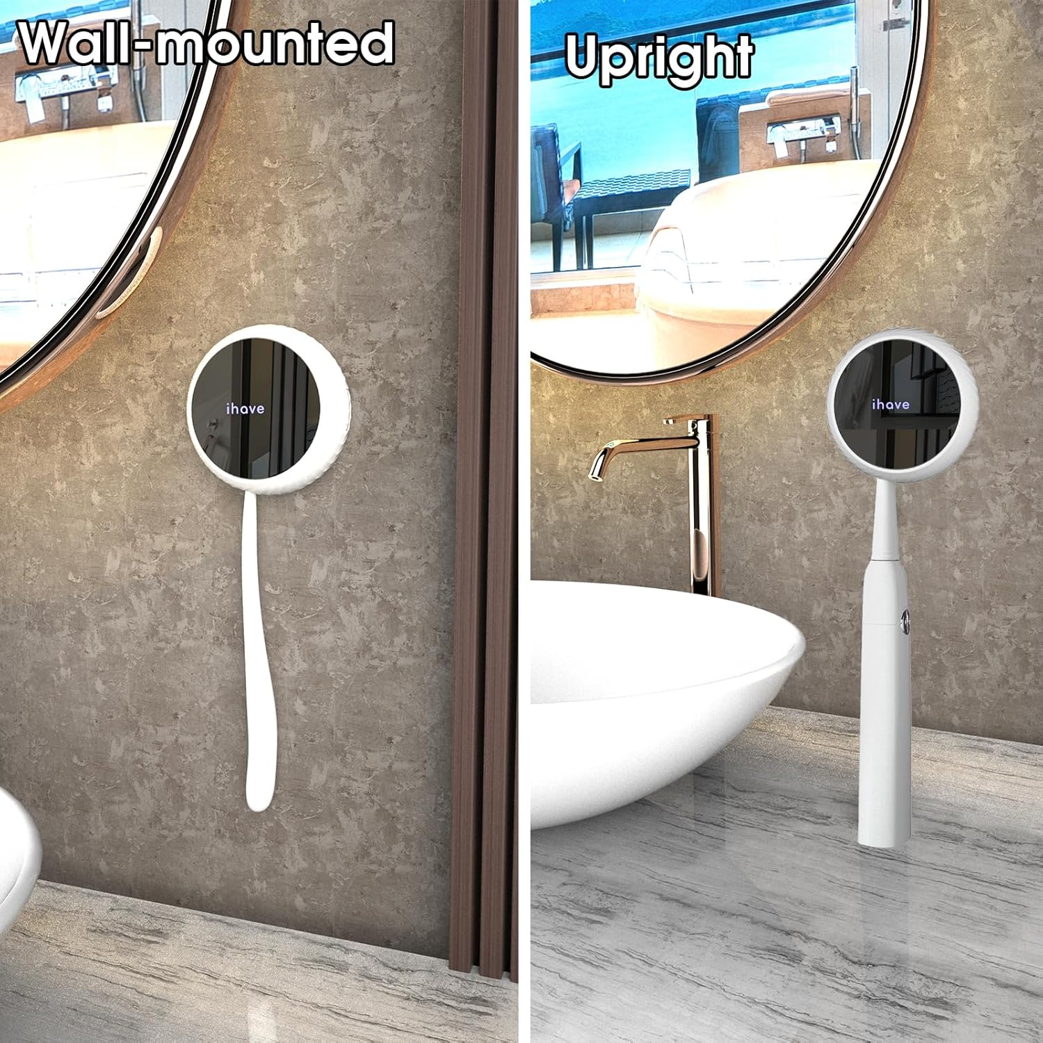 iHave F4 Stérilisateur de brosse à dents avec porte-brosse à dents - Blanc