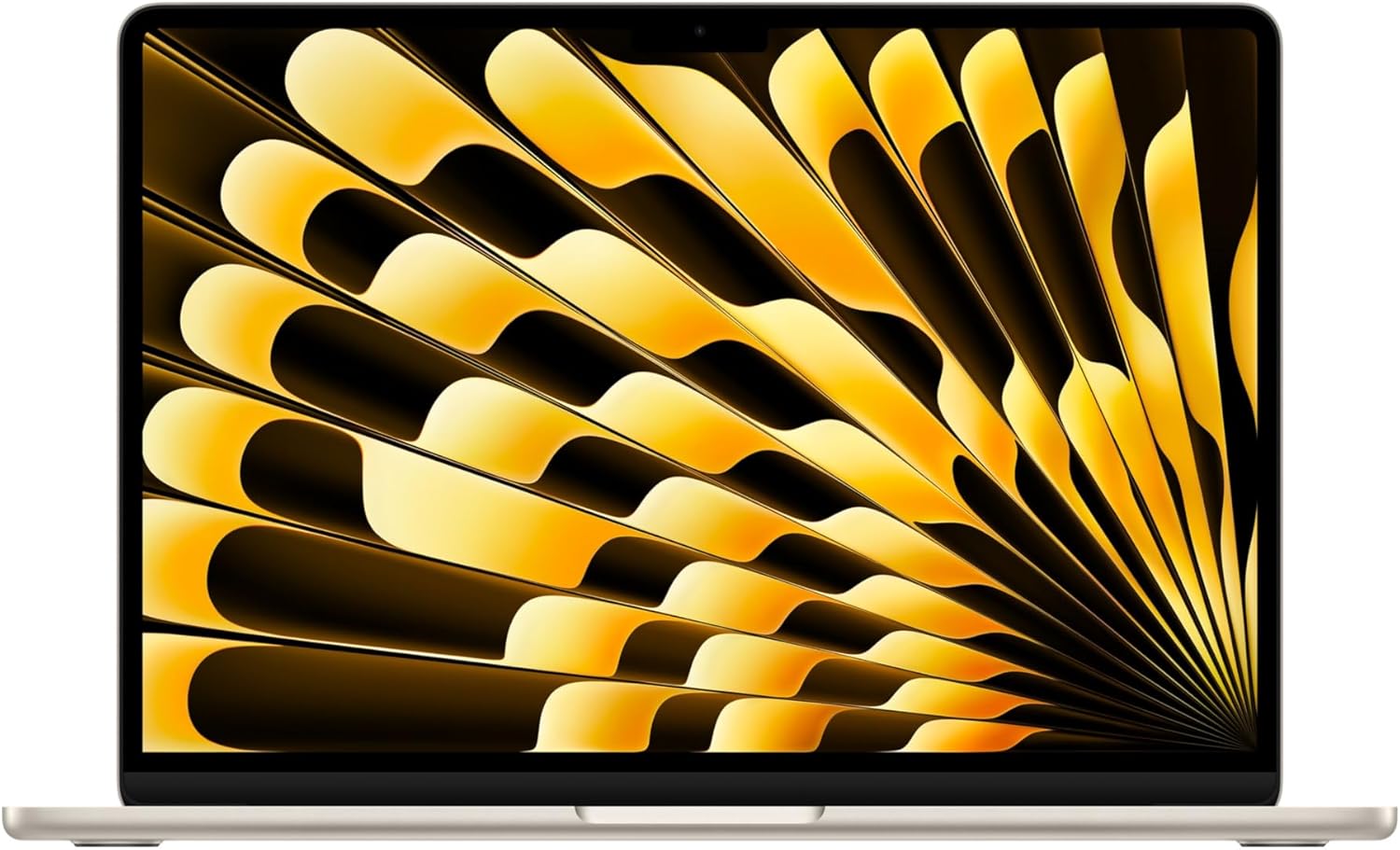 Apple MacBook Air 13 pouces Puce M5 CPU 10 cœurs GPU 10 cœurs 16 Go RAM 1 To SSD Lumière stellaire, AZERTY