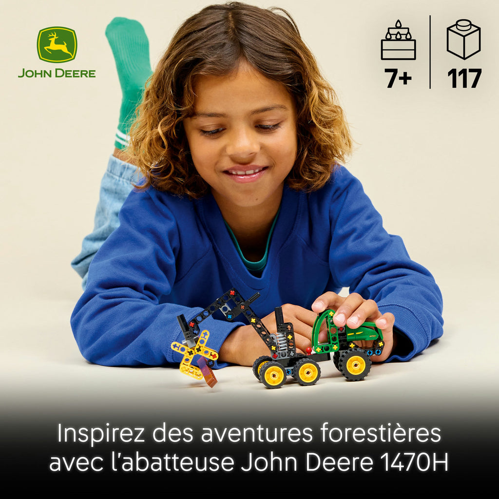 LEGO Technic 42218 Abatteuse forestière à roues John Deere 1470H