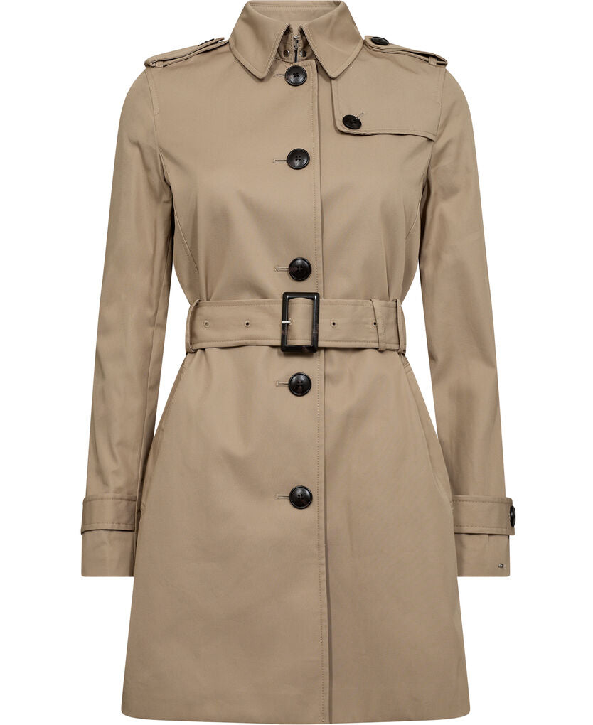 Tommy Hilfiger Trench Heritage à simple boutonnage beige - XXL