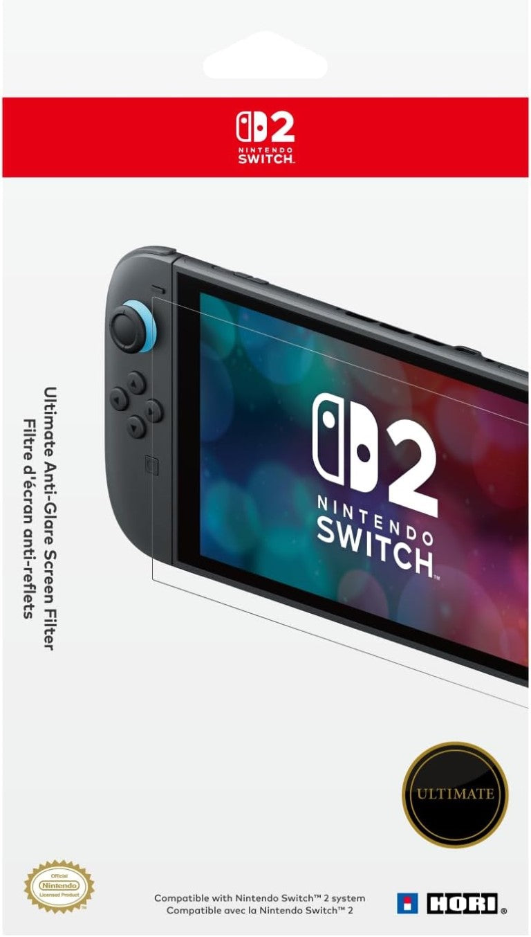 HORI Filtre d'écran anti-reflets pour Switch 2