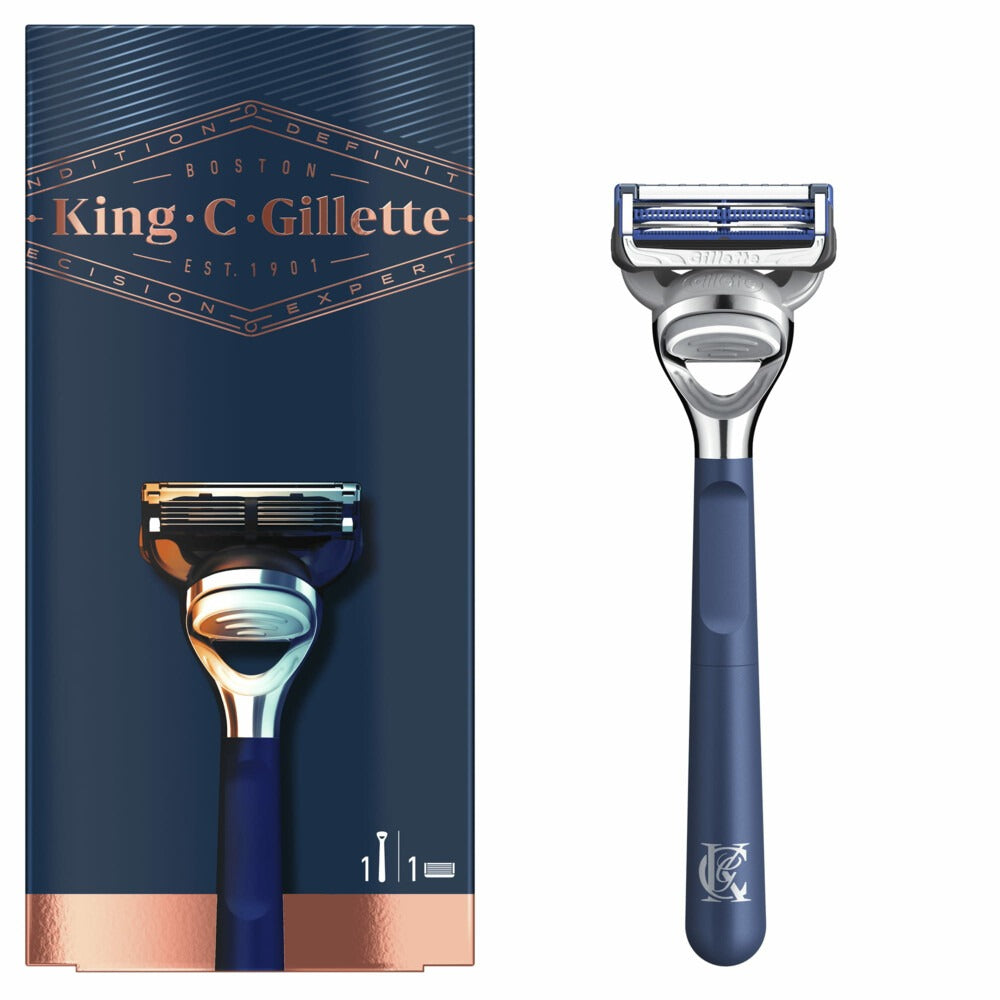 KING C. GILLETTE Rasoir pour le cou -1 pièce