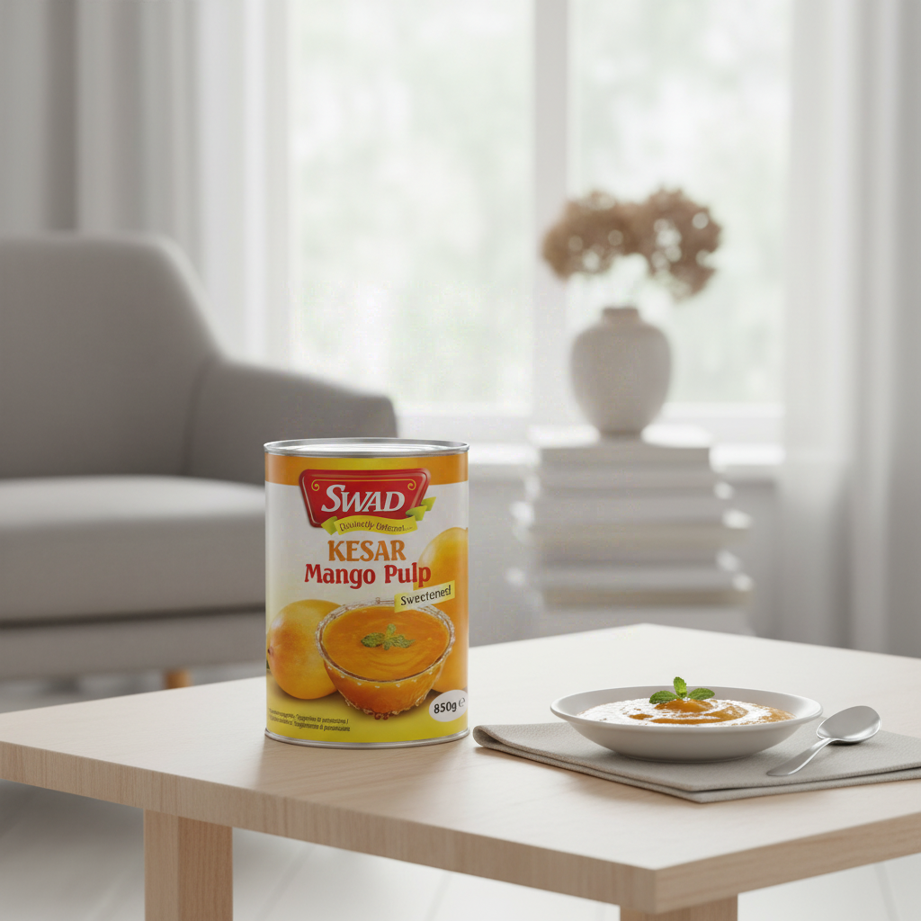 SWAD Pulpe de Mangue Kesar Sucrée SWAD Boîte 850g