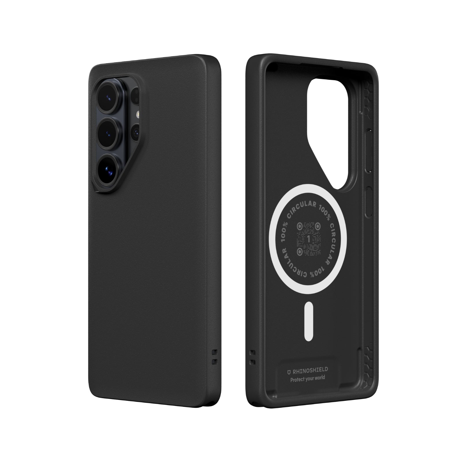 RHINOSHIELD Coque de Téléphone Portable Compatible MagSafe pour | SolidX Noir, Fortement Magnétique, Protection Antichoc Renforcée