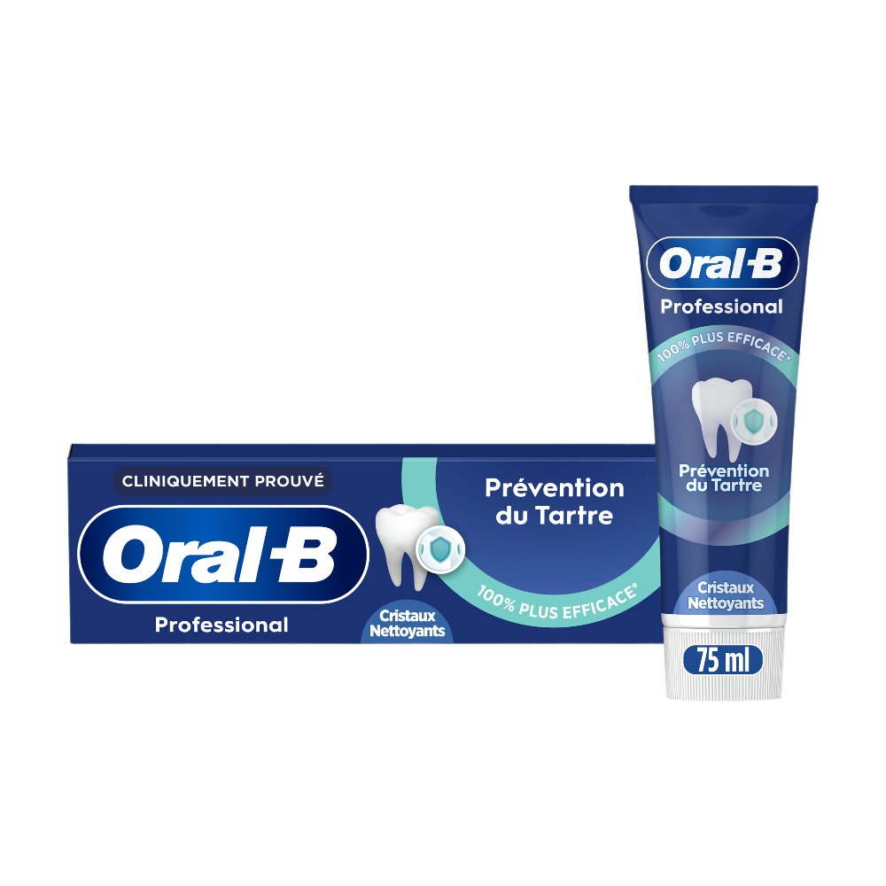 ORAL-B Professional Dentifrice Prévention Tartre - 75 ml