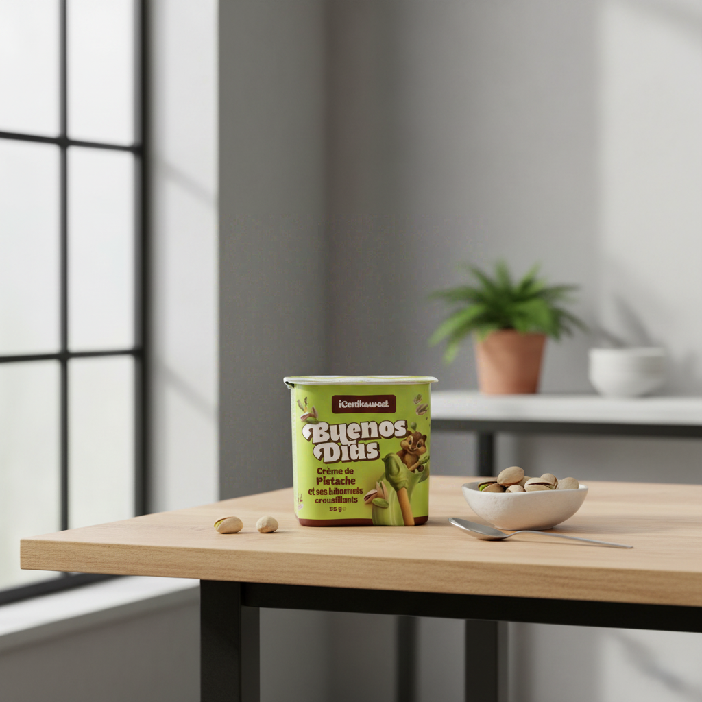 BUENOS DIAS Bâtonnets à la crème de pistache, 55 g