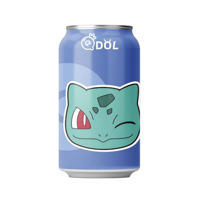 QDOL Eau pétillante Pokémon - Saveur raisin - 24 x 330 ml
